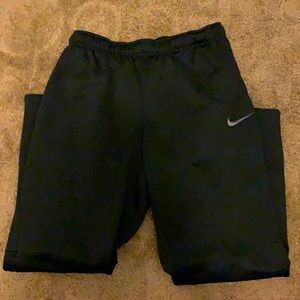 Nike men's black sweat pants dri fit